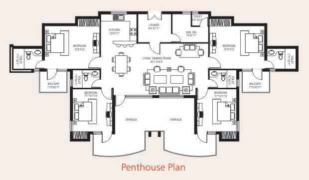 4BHK Penthouse